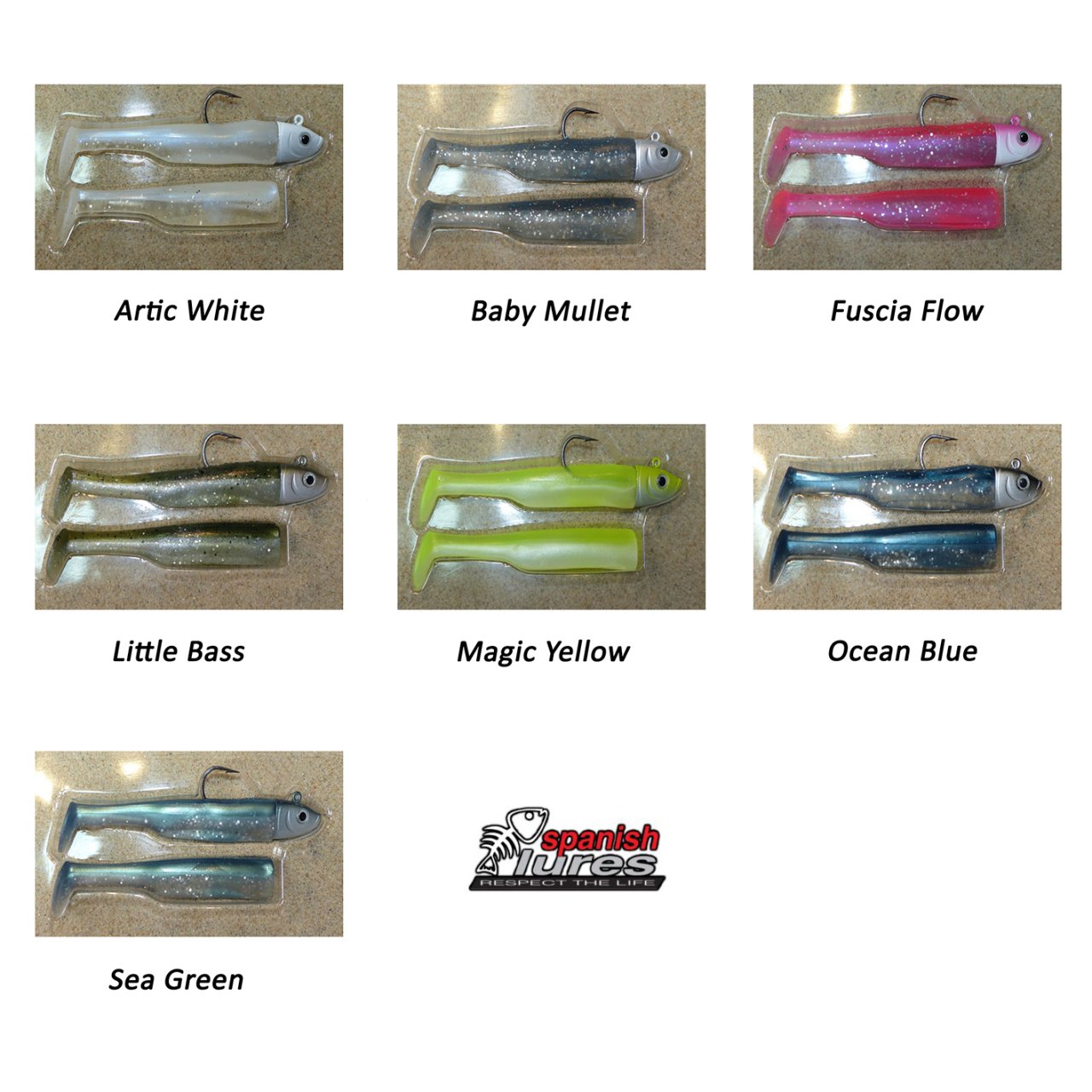 Spanish Lures Real Sasan Combo 120 Silikon Yem