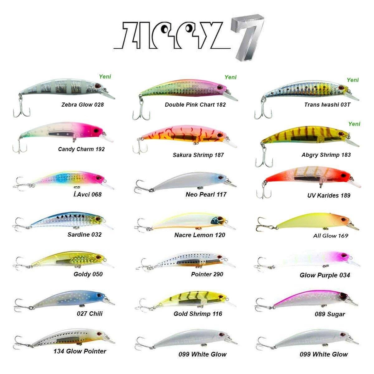 Fujin Ziggy 7 70mm 9.6gr Sinking LRF Maket Balık