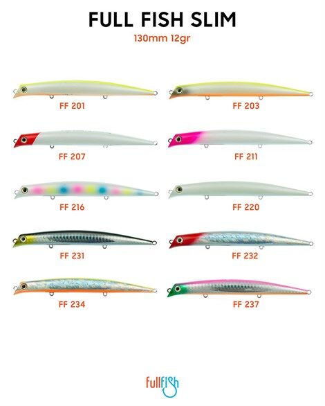 FULL FISH SLIM 130 MM 12 GR