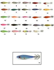 Captain 3007 Kalamar Zokası 5cm Metsuki Squid