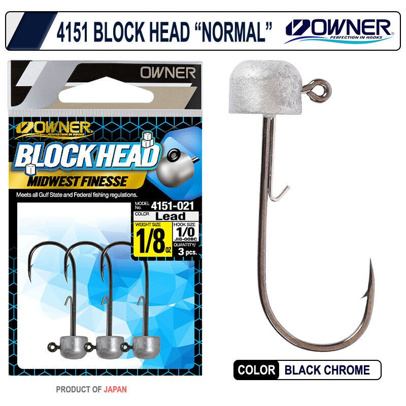 Owner 4151 Block Head Jig Head
