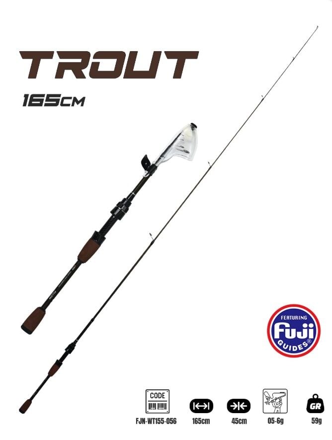Fujin Trout 165cm 05-6gr Teleskopik Alabalık Kamışı