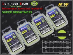 M&W Luminous Bean Fosforlu Boncuk