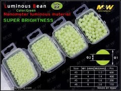 M&W Luminous Bean Fosforlu Boncuk