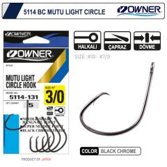 Owner 5114 Mutu Light Circle Çember İğne