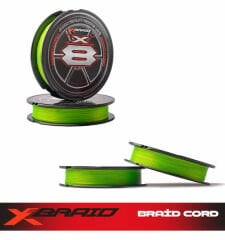 YGK X035 BRAID CORD PE X8 150M FLUO GREEN
