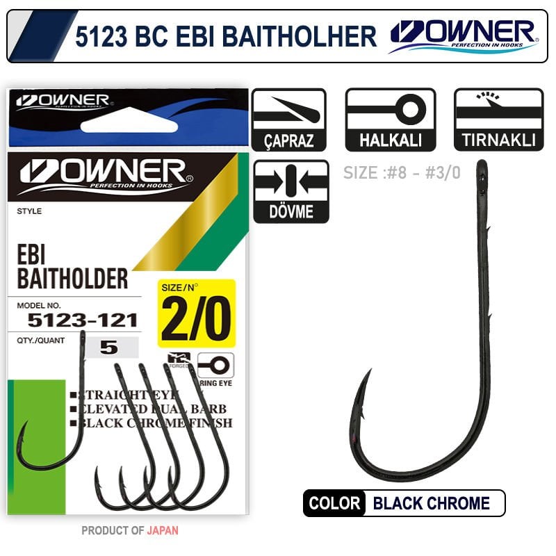 Owner 5123 Tırnaklı Yem İğnesi