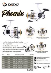 Daido Phoenix 3000 Spin Makine (Metal Kafa)