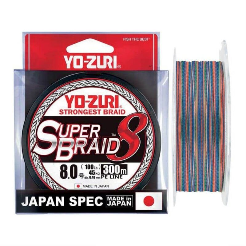 Yozuri Super Braid 8X 300m Multicolor İp Misina