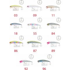 3405 CAPLURE SEABASS MINNOW 90MM 12GR SUNİ YEM