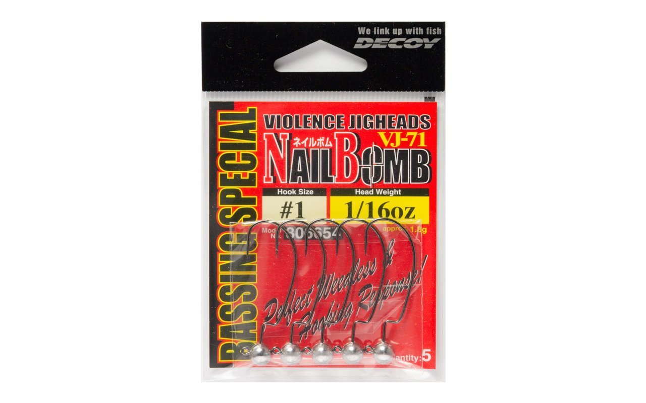 Decoy VJ-71 Nail Bomb Jig Head