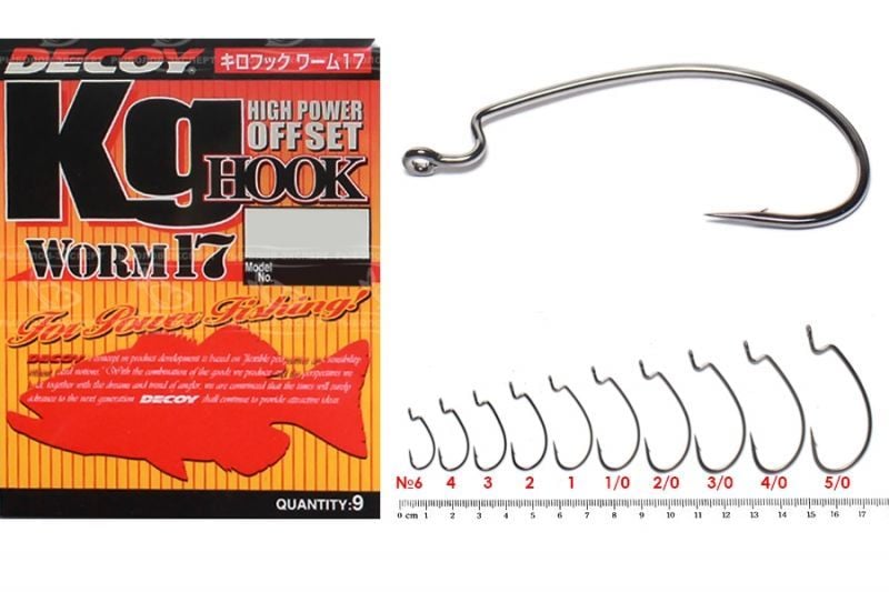 Decoy KG Hook Worm 17 Offset İğne