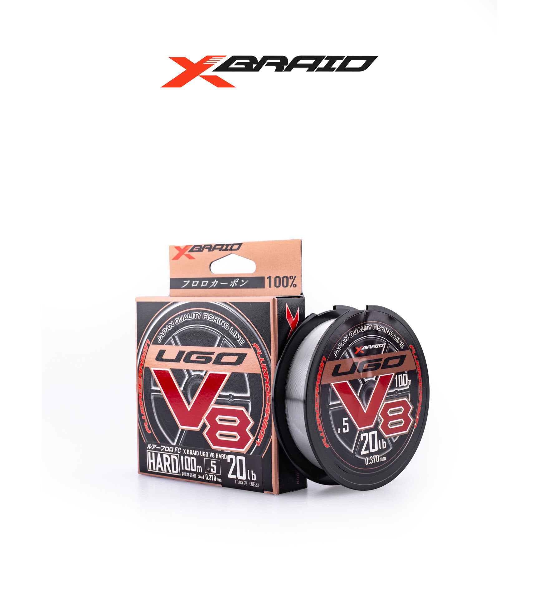 YGK X61 F-Ugo V8 Hard FC 100mt Misina
