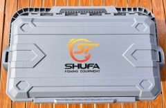 Shufa Çift Katlı Ekstra Dayanıklı Profesyonel Balıkçı Kutu Çanta 19,5L - Siyah